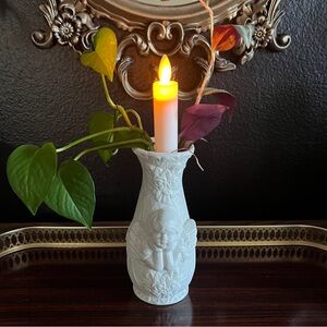 Vintage Cherub Vase